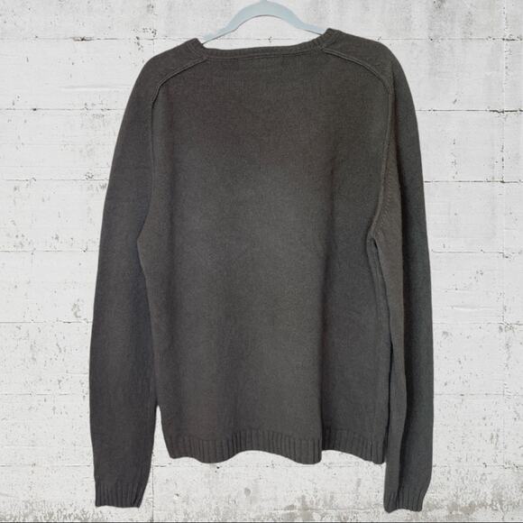 White Stuff Men's Crewneck 100% Lambswool Sweater Size XL Academia Neutral - Picture 4 of 9